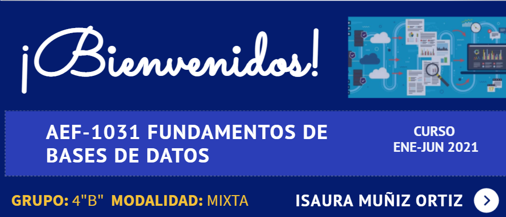 AEF-1031 Fundamentos de Base de Datos (3-2-5) 4BS